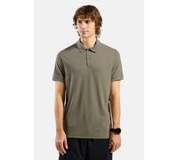 Odlo Ascent Natural Short Sleeve Polo Vert S Homme