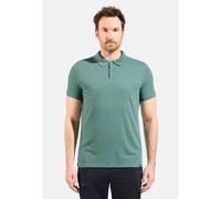 Odlo Polo Ascent Natural pour homme - Randonnée, Casual Comfort - vert, S