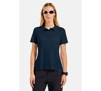 Odlo Cubic Light Short Sleeve Polo Bleu M Femme