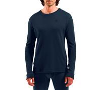 Odlo - Première couche technique à col rond en laine de mérinos - Merino 260 Baselayer Top Crew Neck M Dark Sapphire en Laine - Taille M - Navy Navy M