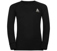 Odlo - Première couche technique - BL Top Crew Neck LS Active Warm Eco Kids Black - Taille Enfant 116 cm - Noir Noir 116 cm