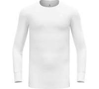 Odlo - Première couche technique - BL Top Crew Neck LS Active Warm Eco M White pour Homme - Taille S - Blanc Blanc S