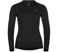 Odlo - Première couche technique - BL Top Crew Neck LS Active Warm Eco W Black pour Femme - Taille XL - Noir Noir XL