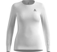 Odlo - Première couche technique - BL Top Crew Neck LS Active Warm Eco W White pour Femme - Taille XS - Blanc Blanc XS