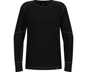 Odlo - Première couche technique - BL Top Crew Neck LS Active X-Warm Eco Kids Black - Taille Enfant 104 cm - Noir Noir 104 cm