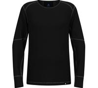 Odlo - Première couche technique - BL Top Crew Neck LS Active X-Warm Eco Kids Black - Taille Enfant 140 cm - Noir Noir 140 cm