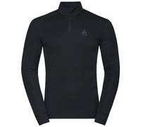 Odlo - Première couche technique - BL Top Turtle Neck LS Half Zip Active Warm Eco M Black pour Homme - Taille L - Noir Noir L