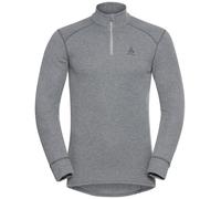 Odlo - Première couche technique - BL Top Turtle Neck LS Half Zip Active Warm M Odlo Steel Grey Melange - Taille L - Gris Gris L