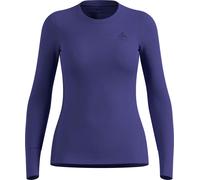 Odlo - Première couche technique en laine de mérinos - BL Top Crew Neck LS Merino 200 W Skipper Blue pour Femme en Laine - Taille XS - Navy Navy XS