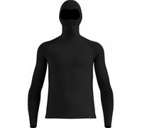 Odlo - Première couche technique en laine de mérinos - BL Top Facemask LS Seamless Performance M Black pour Homme en Laine - Taille XL - Noir Noir XL