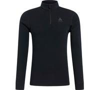 Odlo - Première couche technique en laine de mérinos - BL Top Turtle Neck LS Half Zip Merino 260 Black pour Homme en Laine - Taille M - Noir Noir M