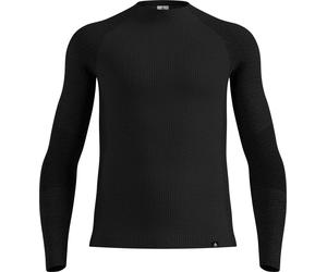 Odlo - Première couche technique en laine de mérinos - Seamless Performance Baselayer Top Crew Neck M Black en Laine - Taille XL - Noir Noir XL
