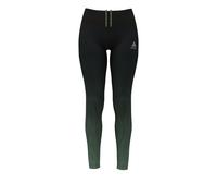 Odlo Print Collant Tight Femmes - Noir , Vert, Taille L
