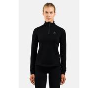 Pull 1 2 zip odlo berra noir femme