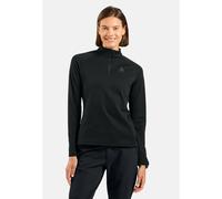 Odlo Pull à manches longues et col ½ zip Besso pour femme, XS, noir