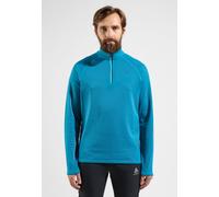 Odlo Pull à manches longues et col ½ zip Besso pour homme, S, blau