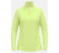 T-shirt Odlo Run Easy Half Zip manches longues jaune clair femme - M