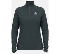 Odlo Pull à manches longues et col zippé Run Easy pour femme, S, blau