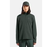 Odlo Pull de running semi-zippé Essentials Thermal pour homme, M, gray