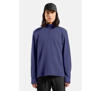 Odlo Pull de running semi-zippé Essentials Thermal pour homme, M, navy