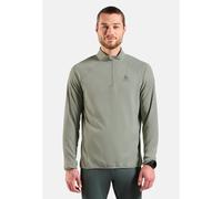 Odlo Pull de running semi-zippé Zeroweight Warm 2.0 pour homme, M, vert