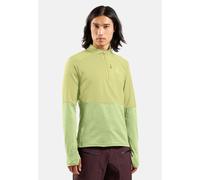 Odlo Pull demi-zippé Descent Ceramiwarm pour homme, L, green