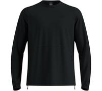 Odlo Pull en Polaire Classique pour Homme - Couche intermédiaire avec col Rond - Manches Longues - T-Shirt de randonnée