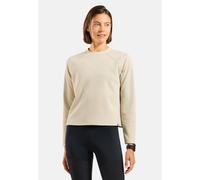 Odlo Pull multisport à col rond Cubic pour femme, S, beige