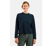 Odlo Pull multisport à col rond Cubic pour femme, XS, bleu marine