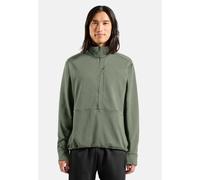 Odlo Pull multisport semi-zippé en polaire à structure quadrillée Essentials pour homme, XXL, vert
