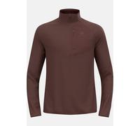 Odlo Pull semi-zippé Ascent pour homme, XL, bordeaux