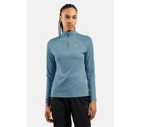 Odlo Pull ½ zip Essentials Ceramiwarm pour femme, L, blue
