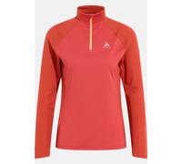 Odlo Pull ½ zip Essentials Ceramiwarm pour femme, XS, rouge