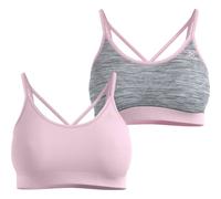Odlo - Brassière respirante - Seamless Low Bra W Hyper Pink/Grey Melange pour Femme - Taille S - Rose Rose S