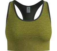 Odlo - Brassière respirante - Seamless Medium - Padded Bra W Guacamole Melange pour Femme - Taille L - Kaki Kaki L