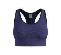 Odlo Femmes Seamless Medium Padded Sport Bra Vêtements De Course Soutien-Gorge Sport Skipper Blue Melange - Bleu XS