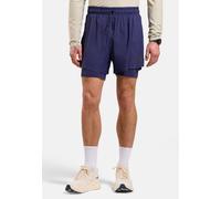 Odlo Short de running 2 en 1 5 inch Zeroweight 2.0 pour homme, L, bleu marine