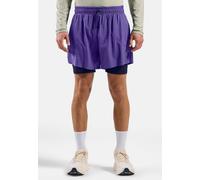 Odlo Short de running 2 en 1 5 inch Zeroweight 2.0 pour homme, XL, violet