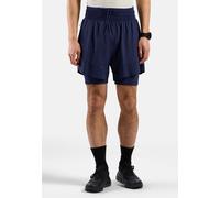 Odlo Short de running 2 en 1 X-Alp Trail 6 Inch pour homme - Trail Running, Randonnée - blau, XL