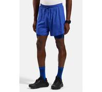 Odlo Short de running Zeroweight 5 Inch 2-in-1 Bleu Homme Taille M