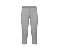 ODLO Sous-pantalon femme Natural 100% Merino Warm 3/4 gris | S