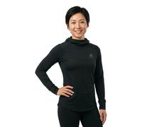 Odlo T-shirt à manches longues Active Warm ECO avec masque Femme Noir XL
