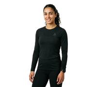 Odlo Haut manches longues Merino 160 Crew Femme Noir Taille XL