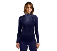 Odlo Sous-vêtement demi-zip Performance Warm Blackcomb Femme Bleu Taille L modèle 2026