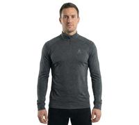 Odlo – Première couche technique Active Warm Eco – 1/2 zip col roulé manches longues – Homme Noir L