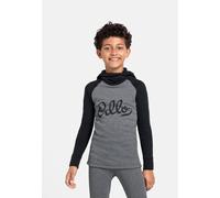 Odlo Sous-vêtement technique Active Warm Kids avec cagoule pour enfant, 104, noir