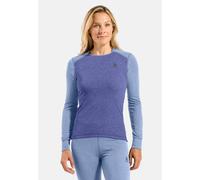 Odlo Active Warm Eco Long Sleeve Base Layer Set Bleu M Femme