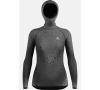 Odlo Sous-vêtement technique Blackcomb avec cagoule pour femme, L, noir