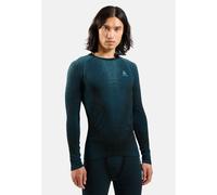 Odlo Performance Warm Crew Neck Long Sleeve Base Layer Bleu M Homme
