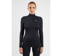 Odlo Sous-vêtement technique Fundamentals Active Warm demi-zip pour femme, XS, noir